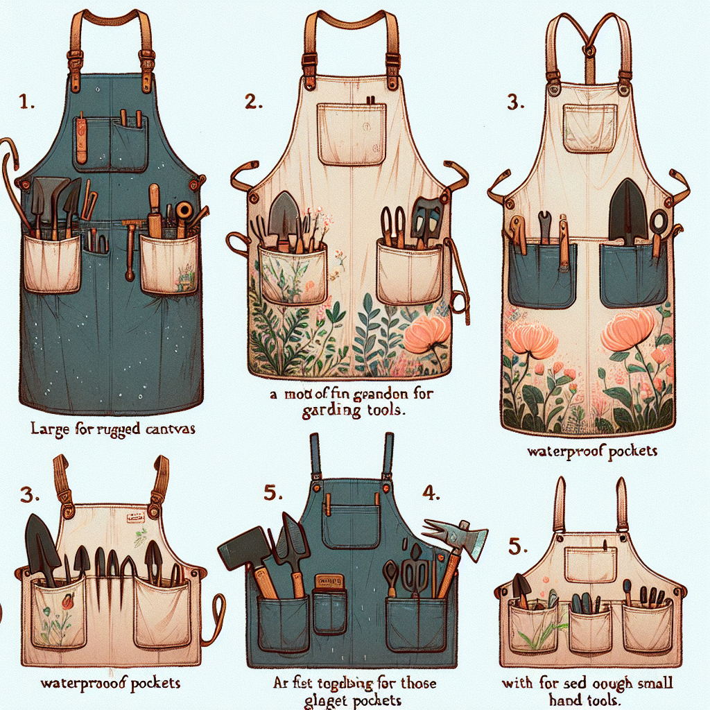 Ultimate Gardening Apron Guide: Top 5 Aprons with Pockets for Every Gardener